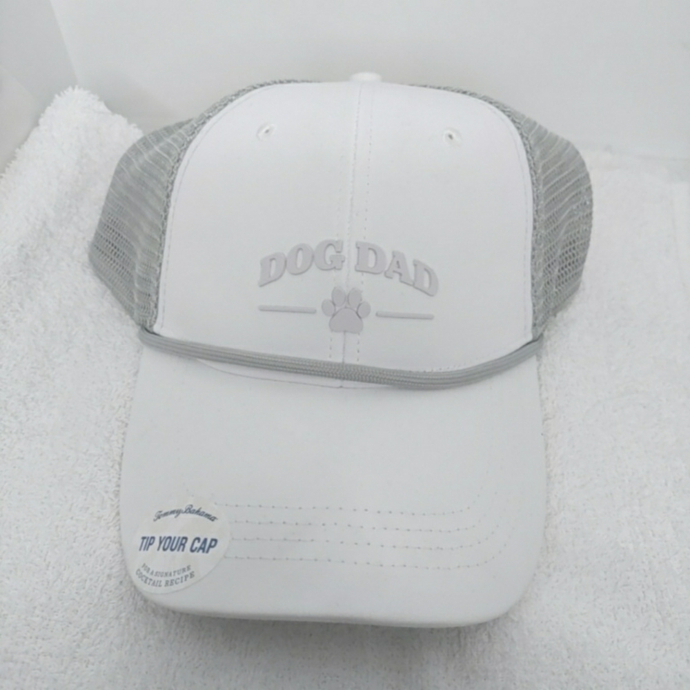 Tommy Bahama Dog Dad Tip Your Cap Margarita Trucker Baseball Hat Adjustable.